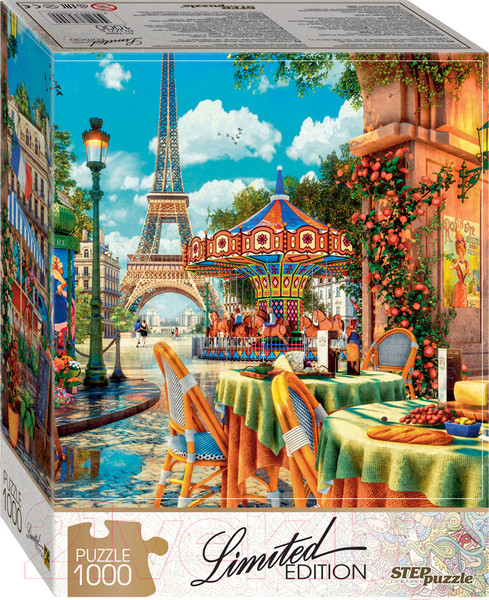 Изображение товара Пазл Step Puzzle Limited Edition. Кафе в Париже / 79809 (1000эл)