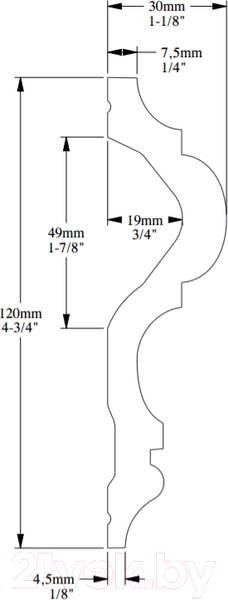 Изображение товара Молдинг Orac Decor P8050