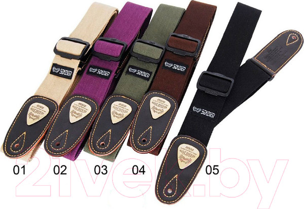 Изображение товара Ремень для гитары Soldier STP134B (снежинки)