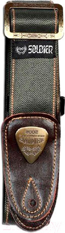 Изображение товара Ремень для гитары Soldier STP13101 (серый)