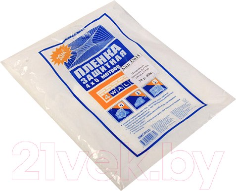 Пленка строительная 4Walls 4x5м / SMC002E (20м2)
