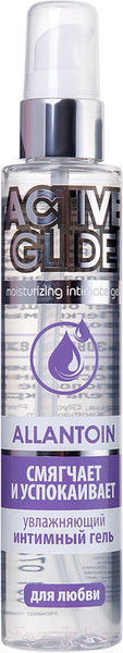 Изображение товара Лубрикант-гель Bioritm Active Glide Allantoin Увлажняющий / 29002 (100г)