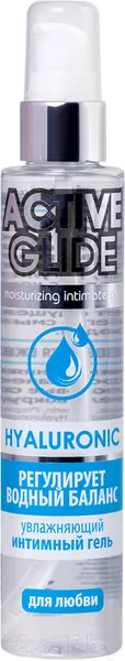 Изображение товара Лубрикант-гель Bioritm Active Glide Hyaluronic Увлажняющий / 29003 (100г)