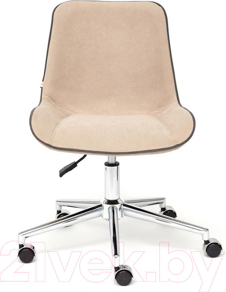 Изображение товара Кресло офисное Tetchair Style флок (бежевый)