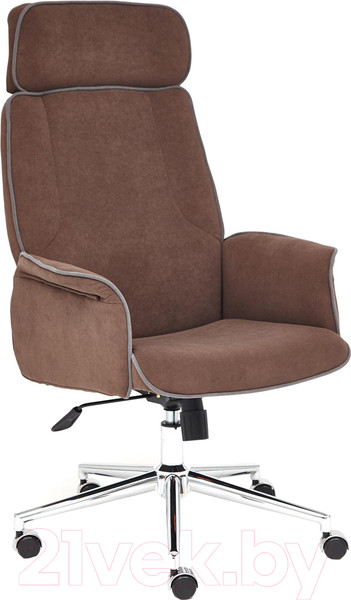 Изображение товара Кресло офисное Tetchair Charm флок (коричневый)