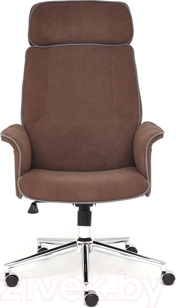Изображение товара Кресло офисное Tetchair Charm флок (коричневый)