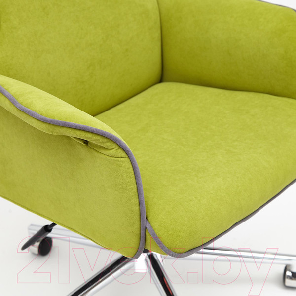 Изображение товара Кресло офисное Tetchair Charm флок (оливковый)