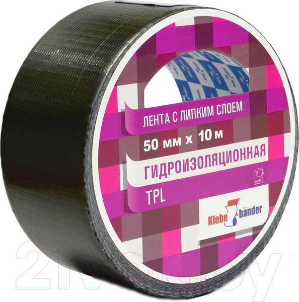 Изображение товара Лента малярная Klebebander ТРL 50ммx10м (черный)