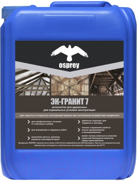 Изображение товара Антисептик для древесины Osprey Эк-Гранит 7% (20л)