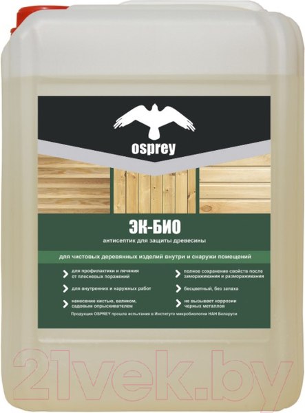 Изображение товара Антисептик для древесины Osprey Эк-Био (10л)