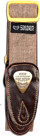 Изображение товара Ремень для гитары Soldier STP13073 (джинсовый бежевый)