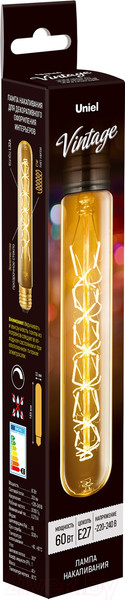 Изображение товара Лампа Uniel Vintage IL-V-L32A-60/GOLDEN/E27 CW01 / UL-00000485