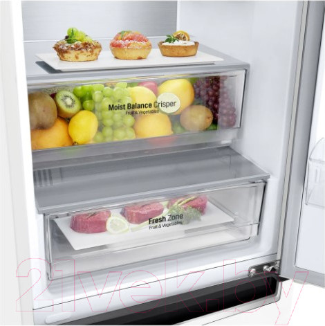Изображение товара Холодильник с морозильником LG DoorCooling+ GA-B509MVQM