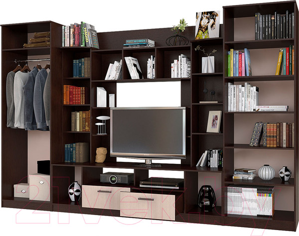 Изображение товара Стенка BTS Венеция (венге/лоредо)