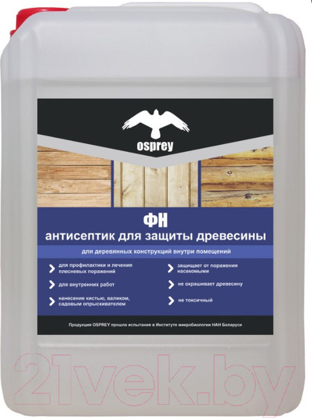 Изображение товара Антисептик для древесины Osprey Фн (20л)