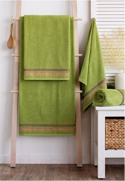 Изображение товара Полотенце Самойловский текстиль Исландия 100x150 (травяной)