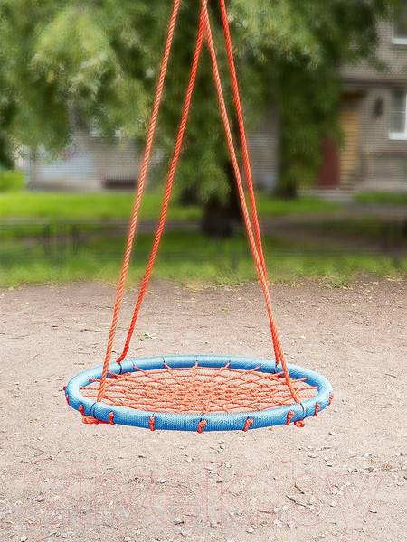 Изображение товара Качели Чудесный Сад Корзинка-Паутинка / 035.5 (красный/синий)