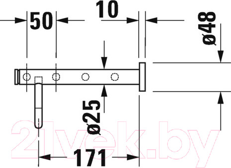 Изображение товара Полка для полотенца Duravit D-Code 99251000