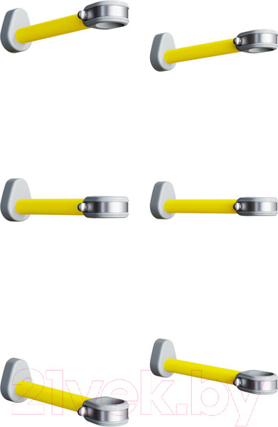 Изображение товара Комплект кронштейнов для спортивного комплекса Romana Dop11 6.09.00-20 (лимонный)
