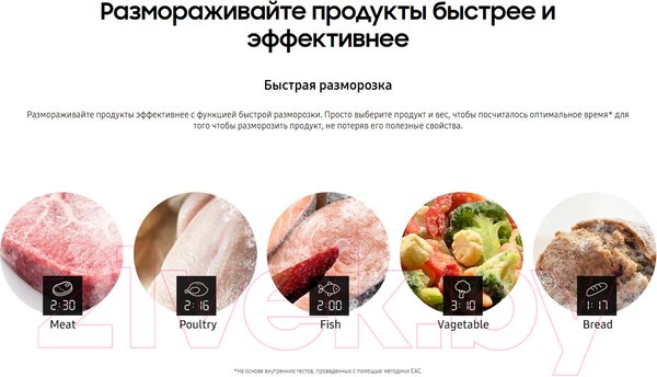 Изображение товара Микроволновая печь Samsung MG23A7013AA/BW