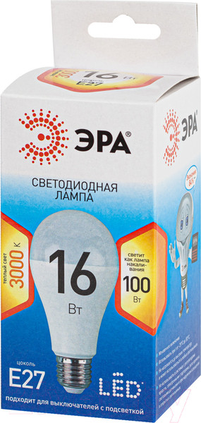Изображение товара Лампа ЭРА LED A65-19W-827-E27 QX / Б0048356