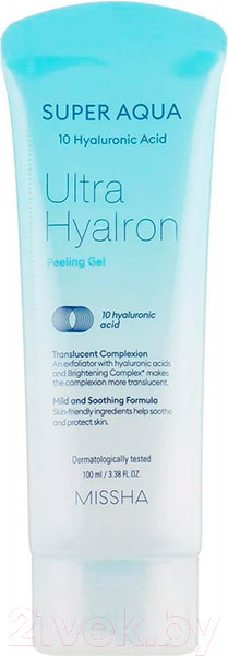 Изображение товара Пилинг для лица Missha Super Aqua Ultra Hyalron Peeling Gel (100мл)