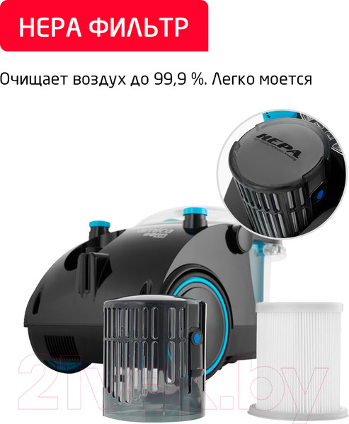 Изображение товара Пылесос Arnica Bora 5000 / ET11131 (синий)