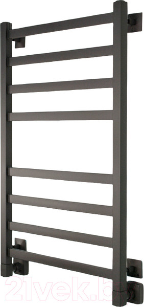 Изображение товара Полотенцесушитель водяной Маргроид Вид 81/10 80x50 (перекладины 30x10, черный матовый)