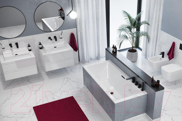 Изображение товара Ванна акриловая Excellent Heaven Slim 180x80 (без ножек)