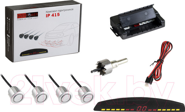 Изображение товара Парковочный радар Interpower IP-415 (белый)