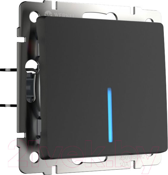 Изображение товара Выключатель Werkel W1112108 / a051609 (черный матовый)