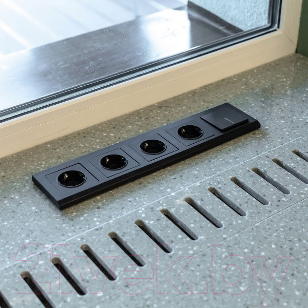 Изображение товара Выключатель Werkel W1112108 / a051609 (черный матовый)