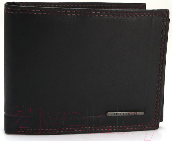 Изображение товара Портмоне Bellugio AM-24R-033 (черный/красный)
