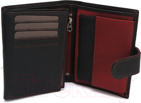 Изображение товара Портмоне Bellugio AM-24R-073 (черный/красный)
