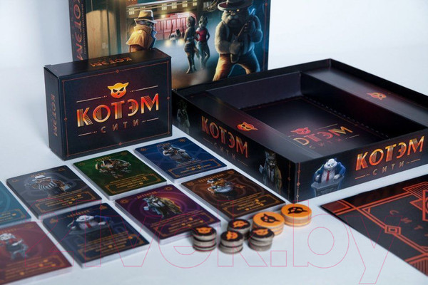 Изображение товара Настольная игра РЫЖИЙ КОТ Котэм сити / 52024
