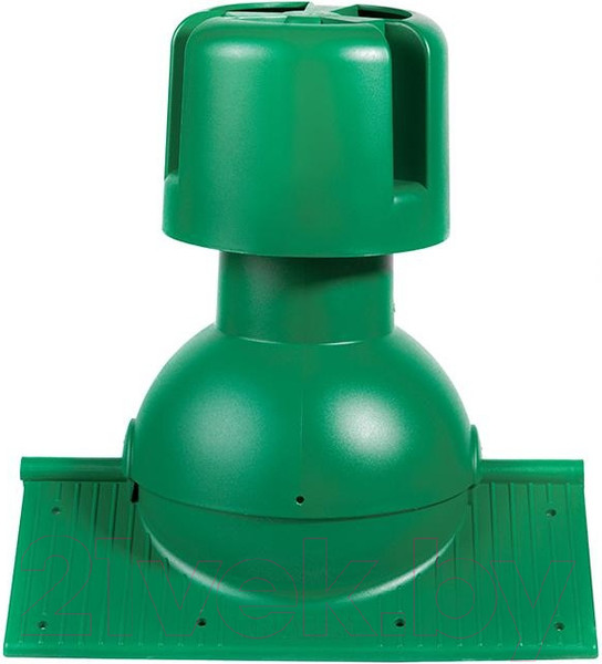 Изображение товара Аэратор коньковый Krovent Pipe-Cone для любого типа кровли RAL 6005 (зеленый)