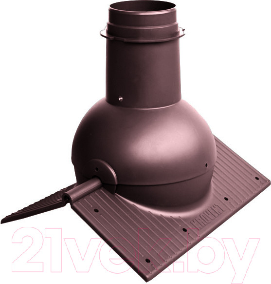 Изображение товара Аэратор коньковый Krovent Pipe-Cone для любого типа кровли RAL 8017 (коричневый)