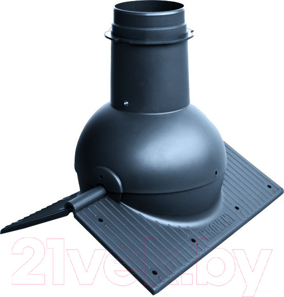 Изображение товара Аэратор коньковый Krovent Pipe-Cone для любого типа кровли RAL 7024 (серый)