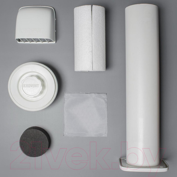 Изображение товара Аэратор точечный Krovent RAL 9003 (белый)