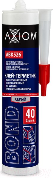 Изображение товара Клей-герметик Axiom ABK526 (280мл, серый)