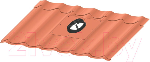 Изображение товара Аэратор точечный Krovent KTV-General RAL 7024 (серый)