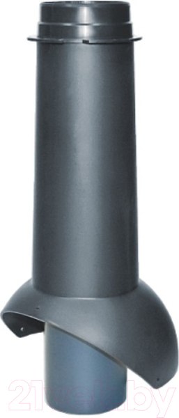 Изображение товара Выход вентиляционный на крышу Krovent Pipe-VT IS 110/изол./500 RAL 9005 (черный)