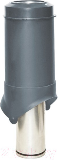 Изображение товара Выход вентиляционный на крышу Krovent Pipe-VT IS 125/изол./500 RAL 7024 (серый)