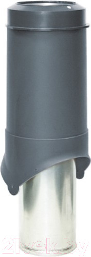 Изображение товара Выход вентиляционный на крышу Krovent Pipe-VT IS 150/изол./500 RAL 7024 (серый)