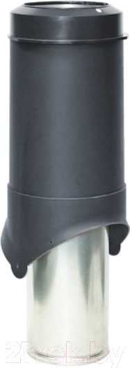 Изображение товара Выход вентиляционный на крышу Krovent Pipe-VT IS 150/изол./500 RAL 9005 (черный)