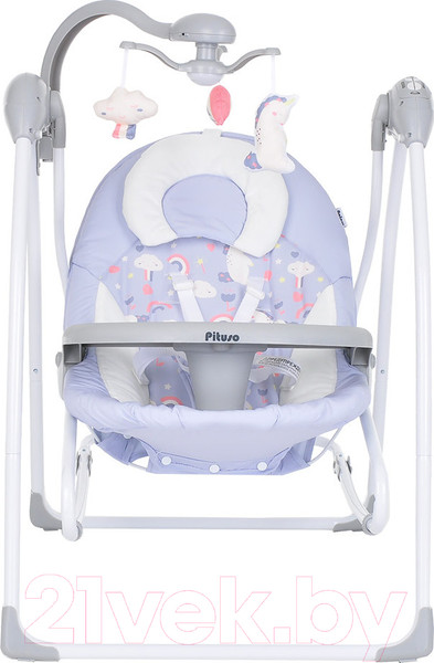 Изображение товара Качели для новорожденных Pituso Bolero 2 в 1 / SG119 (сиреневый)