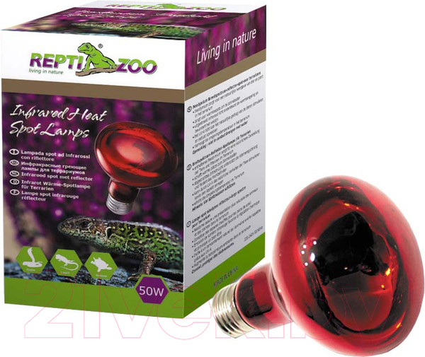 Изображение товара Лампа для террариума Repti-Zoo ReptiInfrared 80100R / 83725013 (100Вт)
