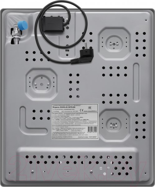 Изображение товара Газовая варочная панель Maunfeld EGHS.43.3STS-ES