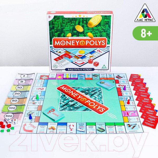 Изображение товара Настольная игра Лас Играс Money Polys. Ваш путь к успеху / 1316600