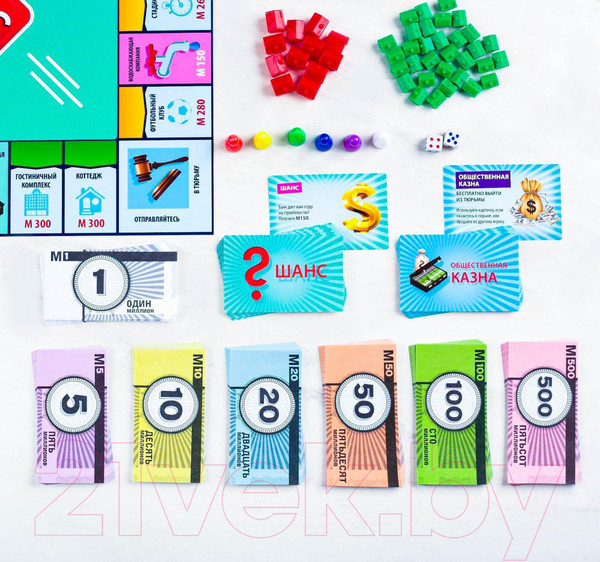 Изображение товара Настольная игра Лас Играс Money Polys. Ваш путь к успеху / 1316600